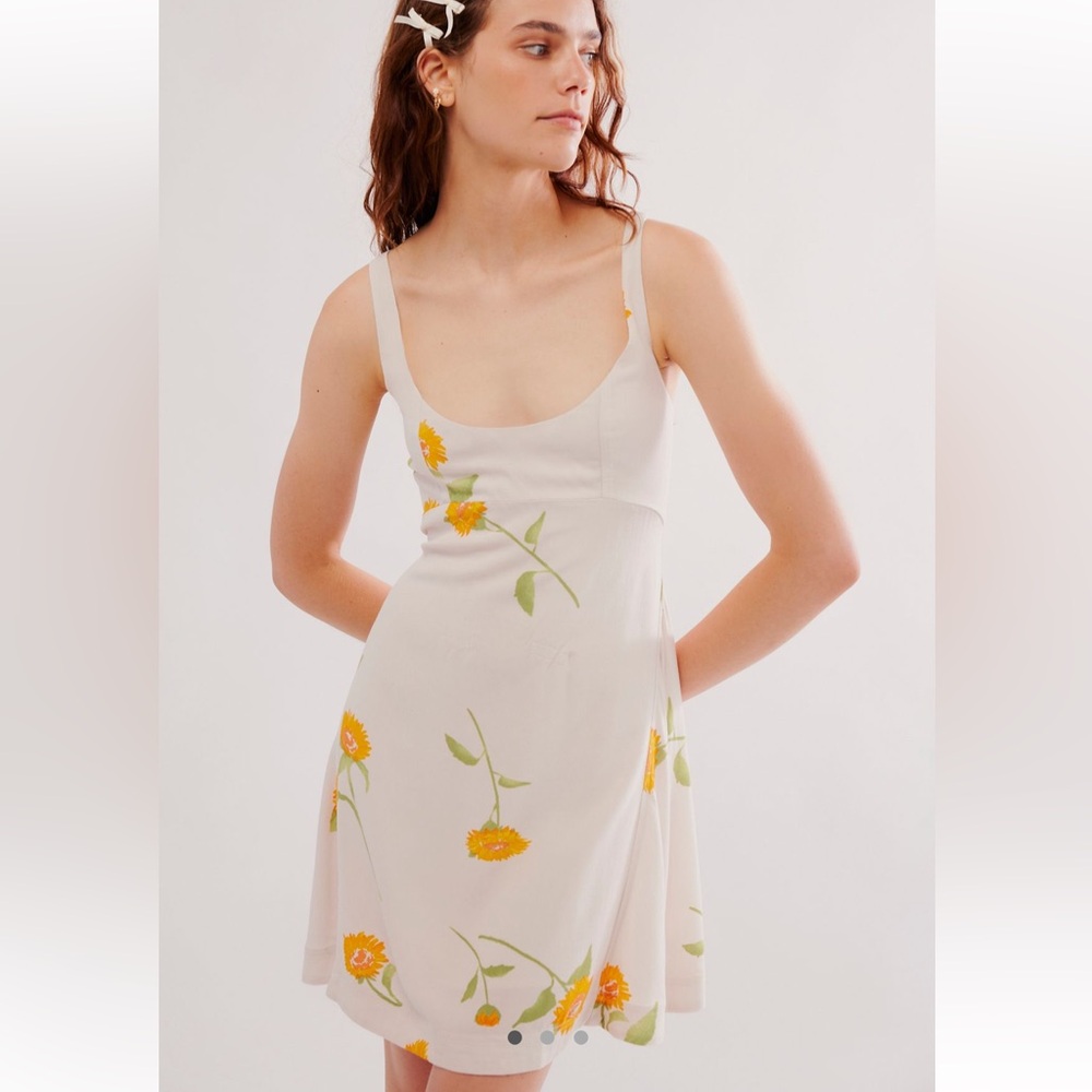 Free People Luisa Printed Mini Dress, M